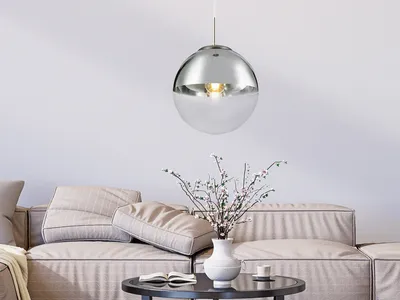 Produktbild von 1-flammige LED Glaskugel Bubblelampe, Küchenlampen hängend für über Esstisch