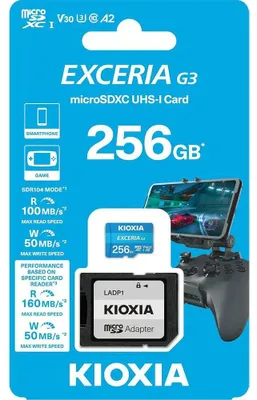 Image de Kioxia microSD Exceria 256 Go
