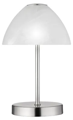 Zdjęcie produktu dla Lampa stołowa LED QUEEN srebrno-biała 2,5W Ciepła biel 200lm metal wym:24x15x15cm IP20 RL