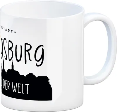 Produktbild von Ludwigsburg Skyline Kaffeebecher - Der Nabel der Welt