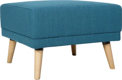 Produktbild von Miliboo - Design-Sitzkissen / Fußablage Stoff Blagrün ULLA