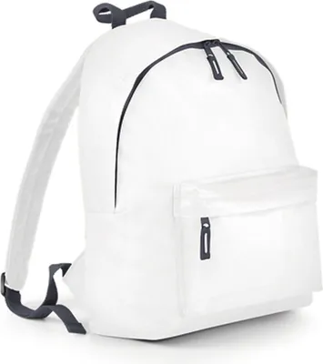 Immagine prodotto di BagBase BG125 | Zaino / Rucksack originale | 31 x 42 x 21 cm - Colore: Bianco/Grigio Grafite - Dimensioni: 31 x 42 x 21 cm