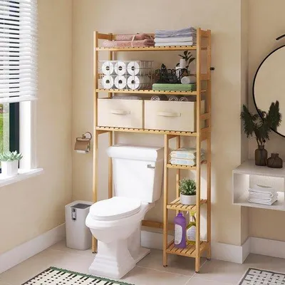 Immagine prodotto di Mobile da bagno sopra il WC, mensola a muro, in legno