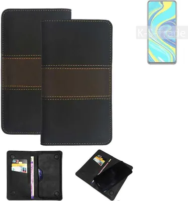 Produktbild von K-S-Trade Hülle Handyhülle kompatibel mit Xiaomi Redmi Note 9 Pro Schutzhülle Walletcase Bookstyle Tasche Schutz Case Handytasche Wallet Cover