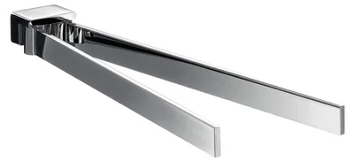 Image de Porte-serviettes à 2 bras pivotant 337 mm Chrome