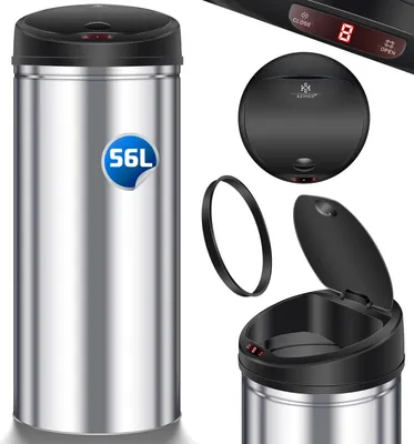 Produktbild von KESSER® Automatik Sensor Mülleimer Abfalleimer Abfall EDELSTAHL Papierkorb