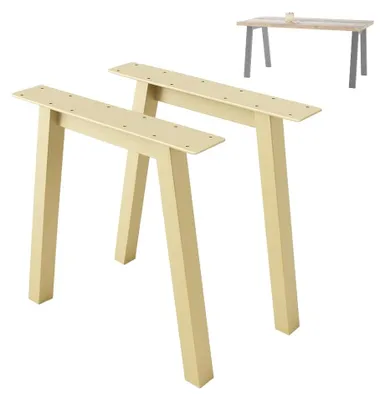 Image de Pieds de table industriels pour table à manger ou bureau