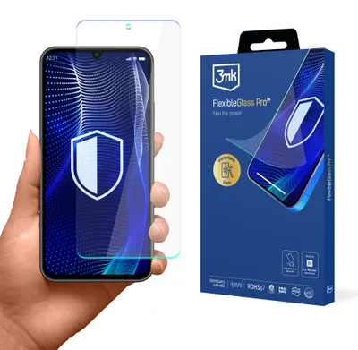 Produktbild von 3mk FlexibleGlass Pro Bruchsicheres Hybridschutzglas für Samsung Galaxy A34 5G, Flexible Schutzfolie, Bildschirmverstärkung, Unsichtbare Beschichtung