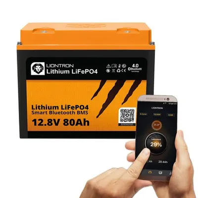 Produktbild von LIONTRON LiFePO4 12,8V 80Ah LX Smart BMS mit Bluetooth