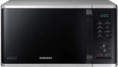 Produktbild von Samsung MS2AK3515AS/EG Mikrowelle, Silber, 800 Watt, 23 l Volumen, 48,9 cm Breite