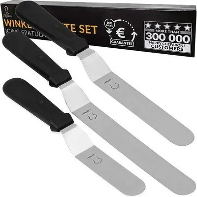 Obrázek produktu pro Sada nerezových formiček – příslušenství na košíčky – sada 3 kusů – 26 až 36 cm