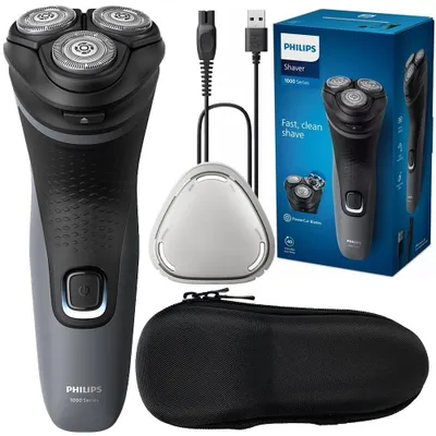 Produktbild von Herren Elektrorasierer Philips 4D Flex Wet und Dry 27 Klingen Präzision + Etui