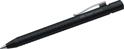 Zdjęcie produktu dla Faber-Castell 144187, Spinacz, Przyciskany długopis, Możliwość ponownego napełnienia, Czarny