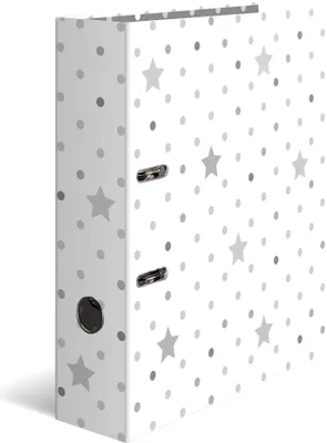 Immagine prodotto di HERMA 7193 Cartella motivo stelle bianca con stelle 7,0 cm(S)