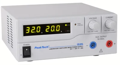 Zdjęcie produktu dla Zasilacz laboratoryjny PeakTech 1 Kan