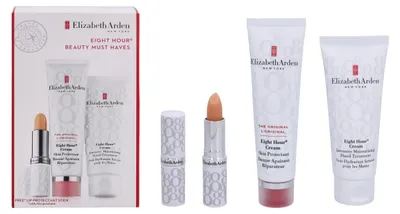 Produktbild von Hand Cream 75ml/Cream 50ml/Lip Prot. Stick 3,7gr E.Arden Eight Hour Beauty Must Haves Set