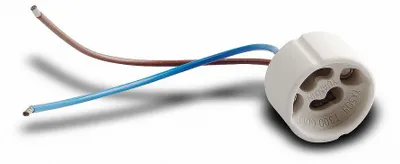 Produktbild von Halogenlampen GU10 Fassung VDE Hochvolt Keramik 190-230V