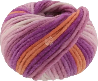 Produktbild von Lana Grossa FELTRO PRINT 50 g moderne Filzwolle 21 Farben 50 m Filzgarn Farbe 1313 - Rotviolett/Altrosa/Mauve/Terrakotta