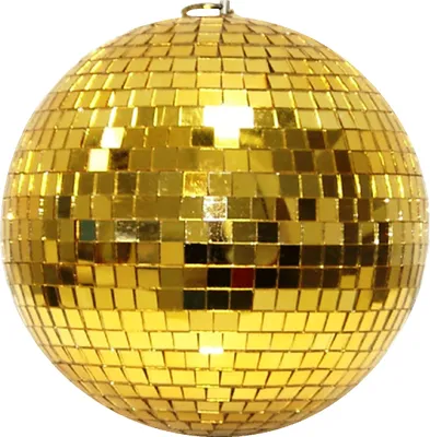 Produktbild von Spiegelkugel 20cm gold // Discokugel - Mirrorball 20cm gold