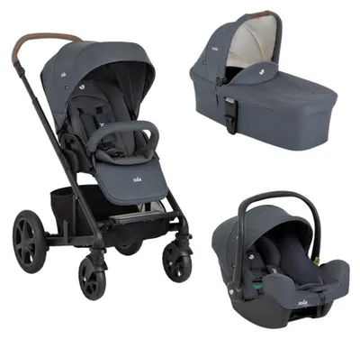 Obrázek produktu pro Kombinovaný kočárek 3 v 1 Joie Chrome DLX Moonlight s autosedačkou i-Snug