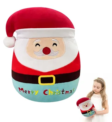 Imagen del producto de Muñeco de peluche navideño de 30 cm para decoración festiva