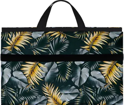 Produktbild von DOMAREX Faltbare XXL Strandmatte 180x75x3cm gepolstert - Isomatte Picknickdecke wasserdicht | Ideal für steinige Strände & Garten - Golden Palms