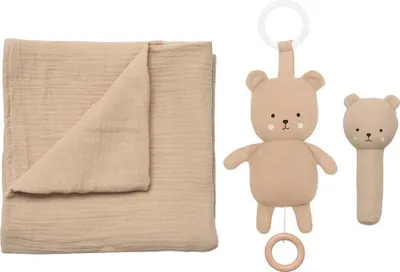 Imagen del producto de Manta para bebé Jabadabado con osito de peluche, ideal como regalo. Talla única