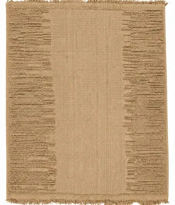 Produktbild von Teppich aus natürlicher handgefertigter Jute mit beige Reliefs 120x160