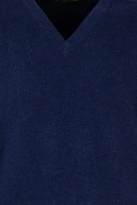 Produktbild von Alan Paine Pullover blaue Wolle