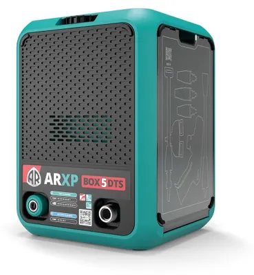 Imagen del producto de Annovi Reverberi ARXP BOX5 160DTS: Compacta, eléctrica, con cable de 8 metros, de alta presión, en color negro y verde, con estructura de acero inoxidable