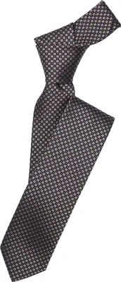 Produktbild von VENTI Herren Business-Krawatte 6cm Seide gewebt Beige gemustert