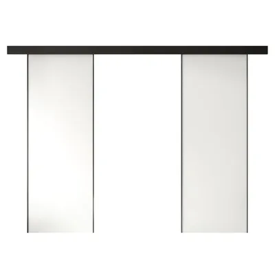 Produktbild von Schiebetüren HINOKI DUO mit Griff, Weiß, Soft-Close-System, 212 cm