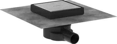 Produktbild von hansgrohe RainDrain Point Komplettset Punktablauf, 150x150, rückseitig befliesbar, 56249800