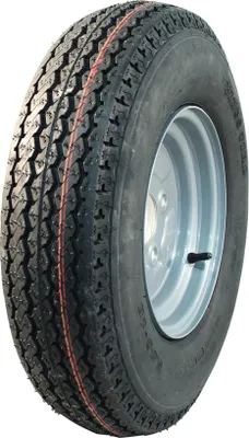 Rad + Reifen 4,50-10 Zoll 3,50B x 10H2 Kings Tire 60/100/4