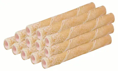 Produktbild von 264g (12 Stück) mit Lachs - Gefüllte Kaurollen - Büffelhaut Röllchen