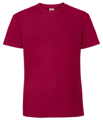 Obrázok produktu pre Fruit of the Loom – Tričko „Iconic 195“ pre mužov/ženy Uni LT6282 (3XL) (Cranberry)