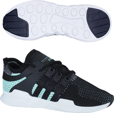 Produktbild von adidas core EQT Support ADV PK W Sneaker Schwarz Gr. 4.5 (37 1/3) BZ0008, Textil/Synthetik/Gummi, atmungsaktives Primeknit Obermaterial, dämpfende Ortholite Innensohle, 3-Streifen Design, Retro-Running für Lifestyle & Sport