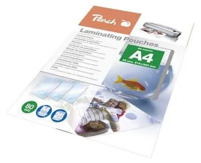 Produktbild von Peach PPR080-02, Transparent, A4, 25 Stück(e)