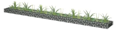 Produktbild von Gabion Hochbeet aus verzinktem Stahl, 270 x 30 x 10 cm