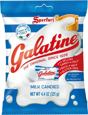 Produktbild von Sperlari Galatine Milchbonbons (125g Beutel)