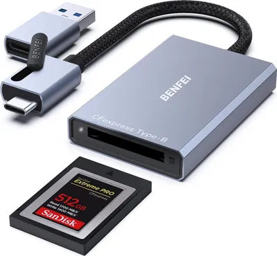 Produktbild von BENFEI Kartenlesegeräte CFexpress Typ B Kartenleser USB 3.2 10Gbps