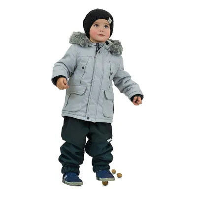 Produktbild von UNUO, Kleinkindweichwärmer mit Sherpa -Licht, schwarzer Brindle - 86/92
