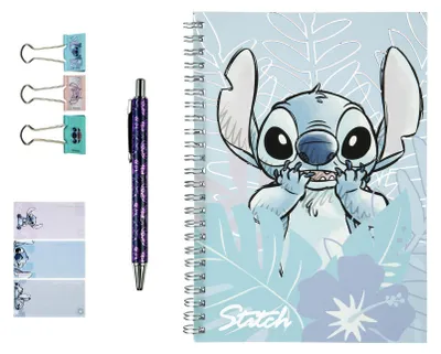 Immagine prodotto di Disney Stitch - Set da scrittura - 8 pezzi.