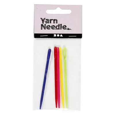 Zdjęcie produktu dla 5 plastikowych igieł do wełny 7 cm