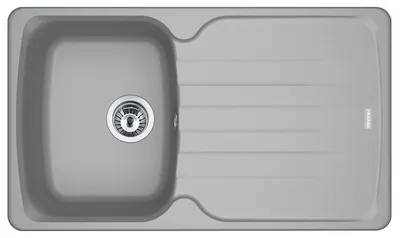 Produktbild von FRANKE ANTEA AZG 611 Einbauspüle / Fraganit / Steingrau / Reversibel / Excenter / 45 cm