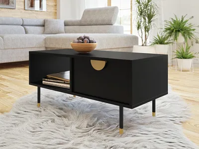 Immagine prodotto di Tavolino da soggiorno con gambe RALLS - nero