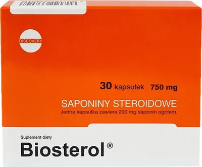 Produktbild von Megabol Biosterol 30 Kapseln / TST Boosters / Natürlicher Testosteron-Booster mit einem hohen Gehalt an Steroid-Saponinen