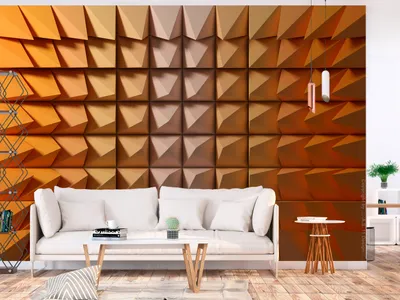 Immagine prodotto di Carta da parati in tessuto non tessuto, effetto 3D, motivi geometrici, illusione ottica, beige e giallo, 400x280 cm – Carta da parati moderna, ideale per il soggiorno, decorazione murale, codice prodotto f-A-0868-a-a