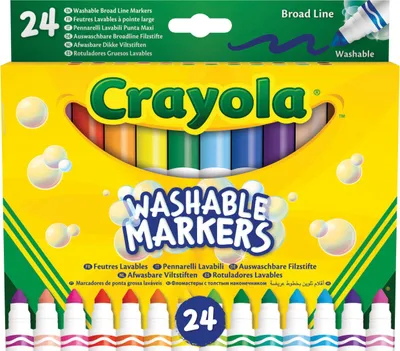 Produktbild von Crayola - Waschmarker Breitlinie 24x