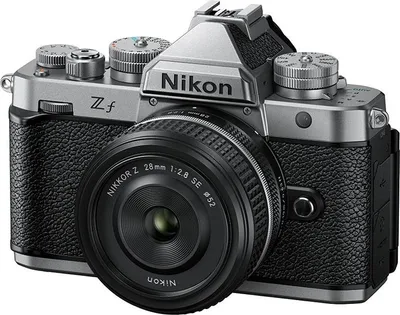 Produktbild von Nikon Z f SL + 40 SE Kit, 24,5 MP, 6048 x 4032 Pixel, CMOS, 4K Ultra HD, 710 g, Schwarz, Silber